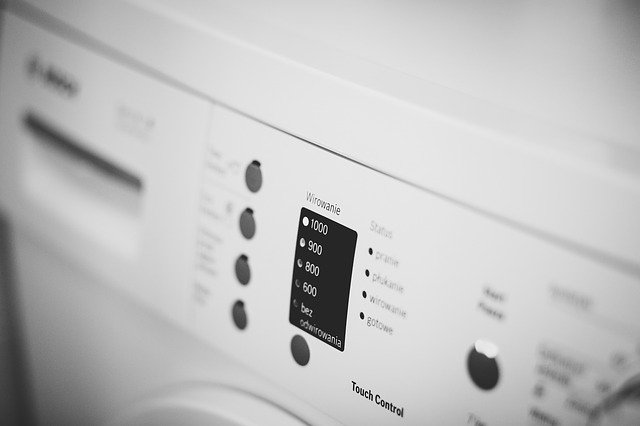 ovládací panel pračky
